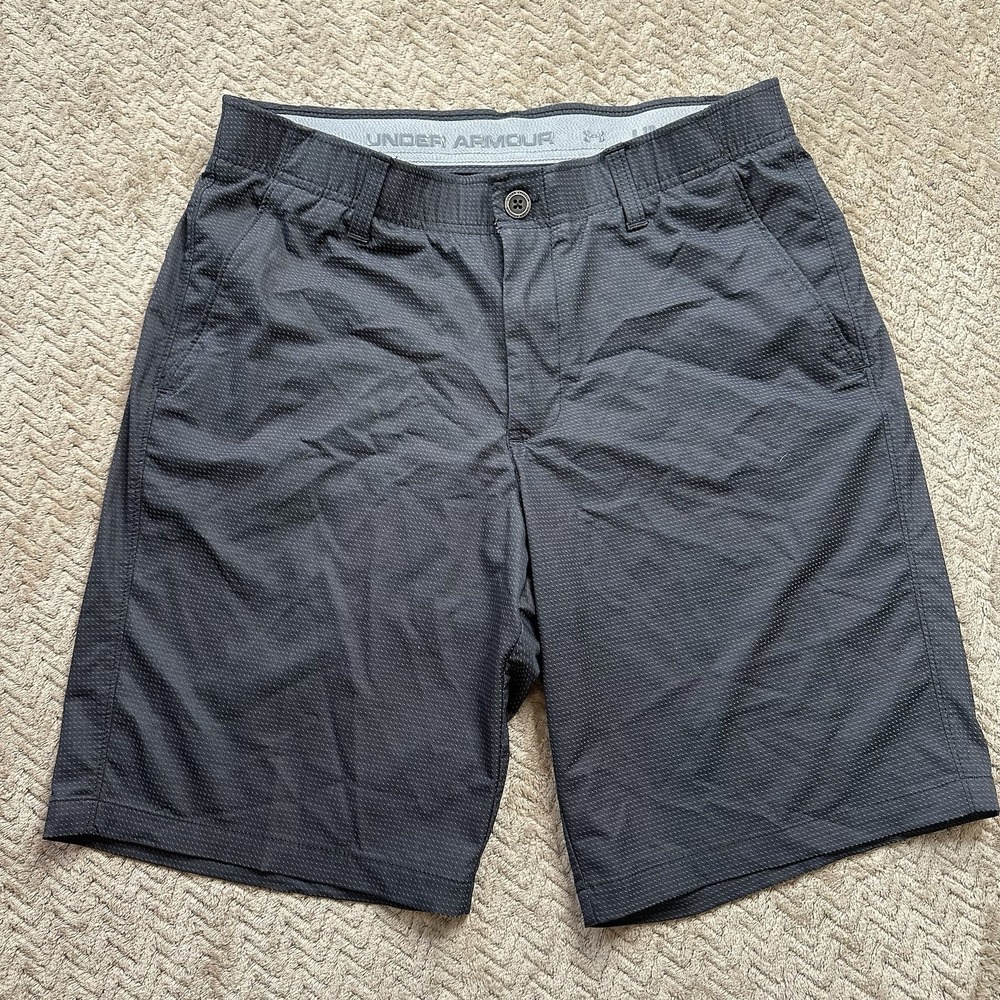 Under Armour Heatgear Men's Golf Athletic Shorts Pockets Button Size 34